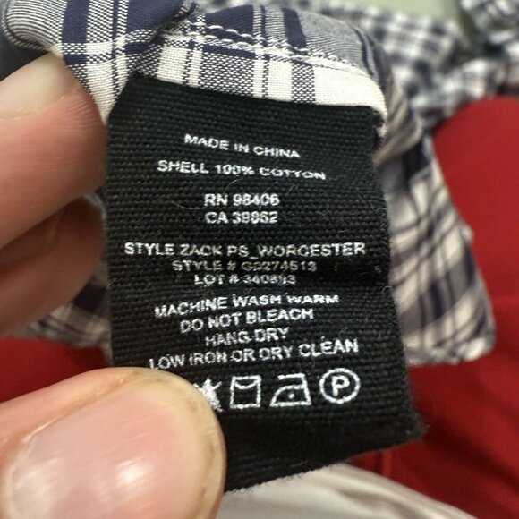 THEORY Sz Large ZACK PS WORCESTER PLAID LONG SLEEVE SHIRT ECLIPSE MULTI - Picture 7 of 7